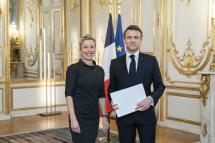 Présentation des Lettres de créance à Monsieur Emmanuel Macron, Président de la République française