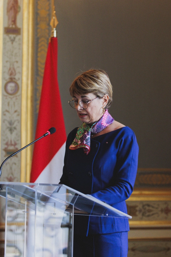 Présentation des vœux au Corps Diplomatique accrédité en Principauté en résidence en France de Madame Isabelle BERRO-AMADEÏ, Conseiller de Gouverne...