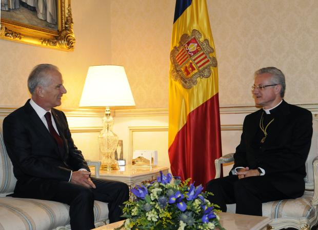 H.E. Mr. Claude Cottalorda Presents His Letters of Credence in the Principality of Andorra