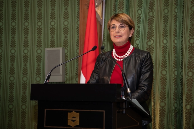 Présentation des vœux au Corps Diplomatique accrédité en Principauté en résidence en France de Madame Isabelle BERRO-AMADEÏ, Conseiller de Gouvernement–Ministre des Relations Extérieures et de la Coopération