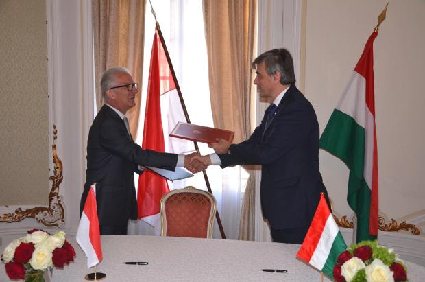Etablissement de Relations Diplomatiques entre la Principauté de Monaco et la Hongrie