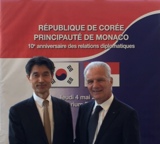 Celebrating the 10th Anniversary of Diplomatic Relations between the Principality of Monaco and the Republic of Korea