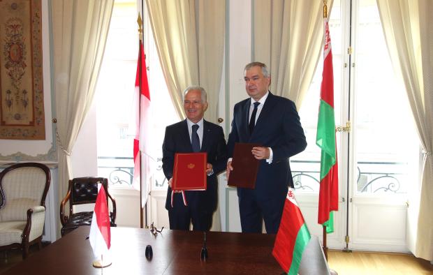 Etablissement de relations diplomatiques entre la Principauté de Monaco et la République du Belarus